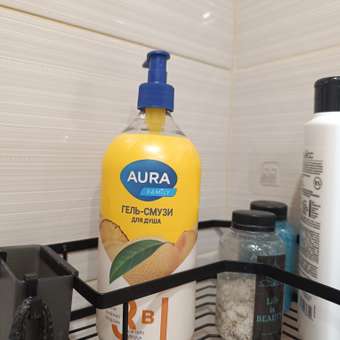 Гель для душа 3в1 AURA Family Дыня ананас персик 1000 мл: отзыв пользователя магазина низких цен ЕЩЁ