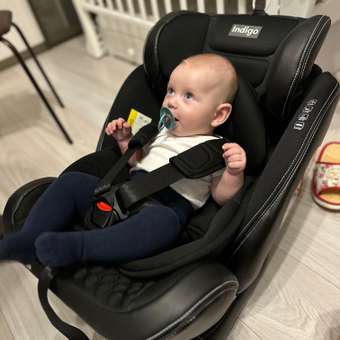 Автокресло Indigo Isofix 0+/1/2/3 (0-36 кг) черный: отзыв пользователя Детский Мир