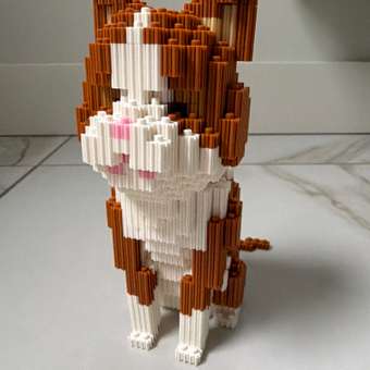 Конструктор Yofun Кот коричневый 630 дет.: отзыв пользователя Детский Мир