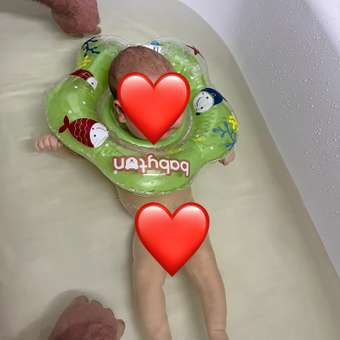 Круг для купания Babyton Зеленый QB-45: отзыв пользователя Детский Мир