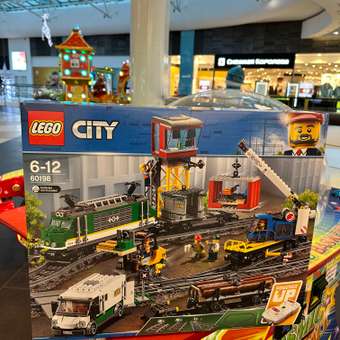 Конструктор LEGO City Trains Товарный поезд: отзыв пользователя Детский Мир