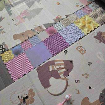 Коврик-пазл Ортодон массажный развивающий детский 26 x 220 см: отзыв пользователя Детский Мир