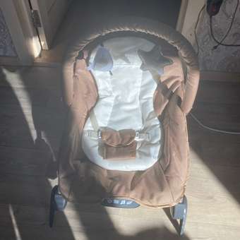 Шезлонг BabyGo Birdy бежевый: отзыв пользователя Детский Мир