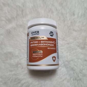 Витамин С+ Биофлавоноиды+Рутин OVER БАД для сосудов и иммунитета антиоксидантная защита 60 капсул: отзыв пользователя Детский Мир