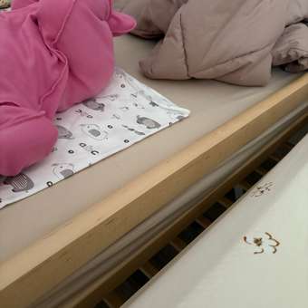 Детская кроватка Happy Baby Mirra Light прямоугольная, без маятника (береза): отзыв пользователя Детский Мир