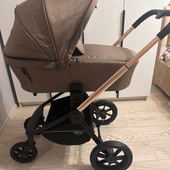 Коляска 3в1 MOWbaby Zoom new 3в1, gold cacao brown коричневый: отзыв пользователя Детский Мир