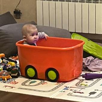 Ящик для игрушек Babyton Моби 47л: отзыв пользователя ДетМир