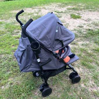 Коляска прогулочная Babyton City Grey серый: отзыв пользователя ДетМир