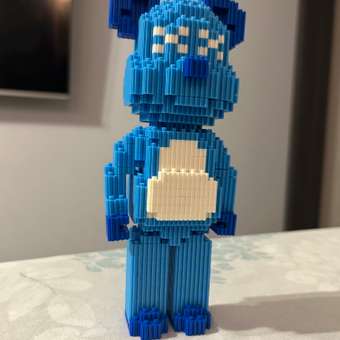 Конструктор Yofun Медведь синий 568 дет.: отзыв пользователя Детский Мир