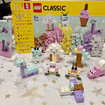 Конструктор LEGO Classic Creative Pastel Fun 333 дет.: отзыв пользователя ДетМир