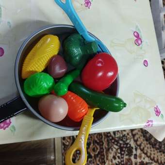 Игрушка Demi Star Сковорода с продуктами 11 предм.: отзыв пользователя Детский Мир