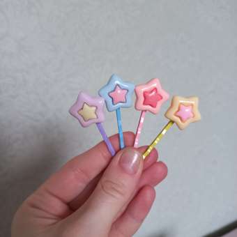Заколка Demi Star Candy 4 шт.: отзыв пользователя ДетМир