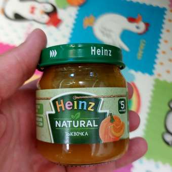 Пюре Heinz Тыква с 5 мес 80 г: отзыв пользователя ДетМир