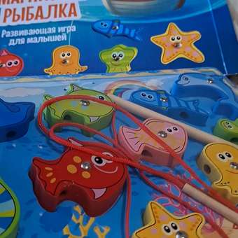 Игрушка Планета творчества сортер магнитная рыбалка деревянная: отзыв пользователя Детский Мир