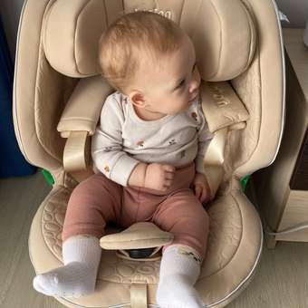 Автокресло Junion Julsi Isofix 0+/1/2/3 (0-36 кг) бежевый: отзыв пользователя Детский Мир