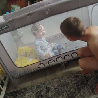 Манеж Babyton Play Box Grey: отзыв пользователя ДетМир