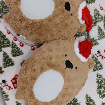 Новогодняя подушка FUTURINO Home Медвежонок: отзыв пользователя ДетМир