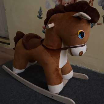 Качалка Нижегородская игрушка Лошадь коричневый: отзыв пользователя Детский Мир