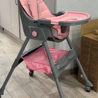 Стульчик для кормления Babyton Bueno Coral-Grey классический: отзыв пользователя Детский Мир