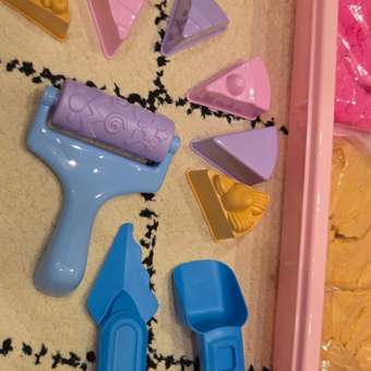 Кинетический песок TrendToys 1.5 кг (бежевый, голубой, розовый): отзыв пользователя Детский Мир