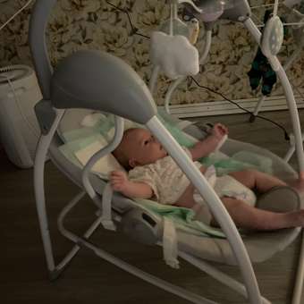 Качели Indigo FRESH голубой: отзыв пользователя Детский Мир