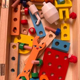 Конструктор BONNY CAT деревянный 56 дет.: отзыв пользователя Детский Мир