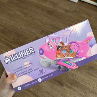 Самолет TrendToys розовый с пассажирами: отзыв пользователя Детский Мир