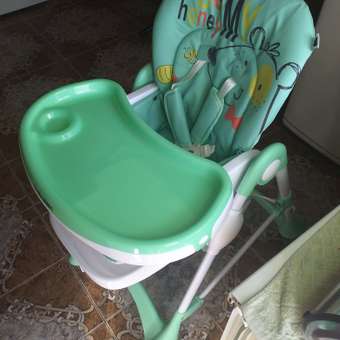 Стульчик для кормления Babyton Animals Green зеленый: отзыв пользователя Детский Мир