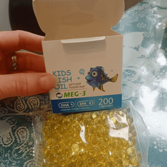 Концентрат OMEGA 3 для детей WELLMED Детский рыбий жир с витамином Д 200 капсул 3+: отзыв пользователя Детский Мир