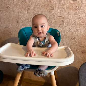Стульчик для кормления Babyton Woody Turquoise трансформер: отзыв пользователя ДетМир