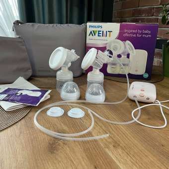 Молокоотсос Philips Avent двойной электронный SCF393/11: отзыв пользователя ДетМир