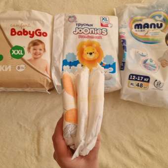 Трусики Joonies Premium Soft XL (12-17 кг) 38 шт.: отзыв пользователя ДетМир
