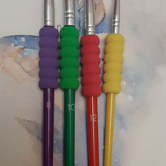 Кисть Erhaft 4 шт. (синтетика): отзыв пользователя Детский Мир