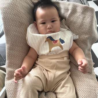 Нагрудник Happy Baby текстиль 2 шт.: отзыв пользователя Детский Мир