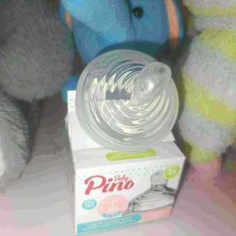 Соска Baby Pino Anti-Colic силикон L (быстрый поток) 1 шт.: отзыв пользователя Детский Мир