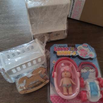 Домик для кукол LittleWoodHome 16 см с мебелью: отзыв пользователя Детский Мир