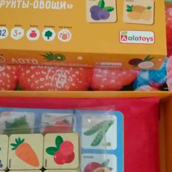 Настольная игра Alatoys Овощи-фрукты в ассортименте: отзыв пользователя Детский Мир