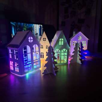 Набор для творчества Десятое королевство Декор Рождественская деревня декупаж: отзыв пользователя ДетМир