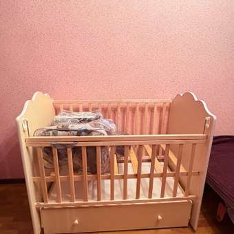 Детская кроватка ВДК, продольный маятник (слоновая кость): отзыв пользователя Детский Мир