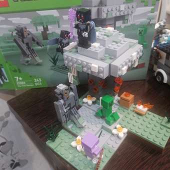 Конструктор LEGO Minecraft Бледный сад 243 дет.: отзыв пользователя Детский Мир