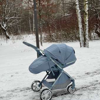 Коляска прогулочная Farfello Fest Lux голубой: отзыв пользователя Детский Мир