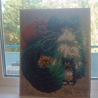 Алмазная мозаика Art on Canvas Котики в ассортименте: отзыв пользователя Детский Мир