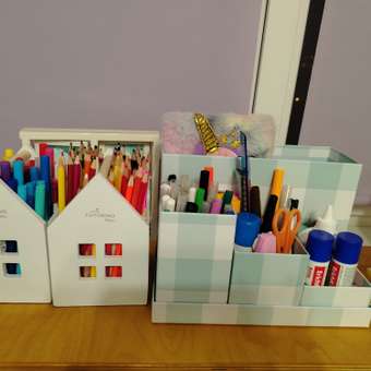 Подставка канцелярская FUTURINO Home мятная клетка: отзыв пользователя Детский Мир