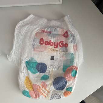 Трусики BabyGo Comfort M (6-11 кг) 58 шт.: отзыв пользователя ДетМир