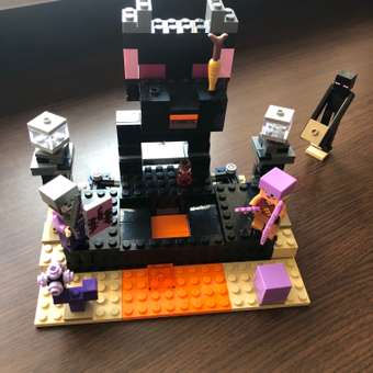 Конструктор LEGO Minecraft Конечная арена 252 дет.: отзыв пользователя Детский Мир