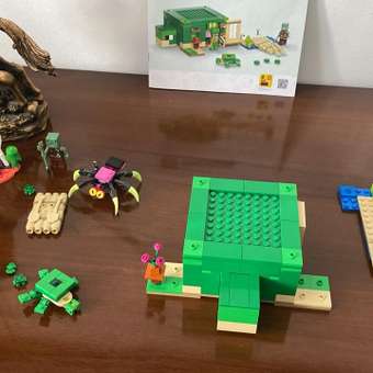 Конструктор LEGO Minecraft Черепаший пляжный домик 234 дет.: отзыв пользователя ДетМир