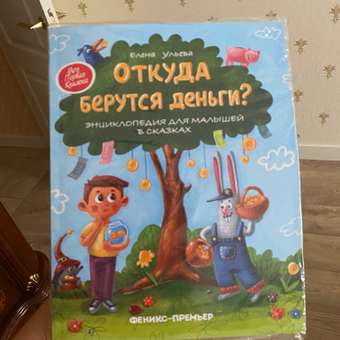 Книга Феникс Премьер Откуда берутся деньги? Энциклопедия для малышей в сказках: отзыв пользователя Детский Мир