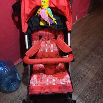 Коляска прогулочная Babyton City Red красный: отзыв пользователя Детский Мир