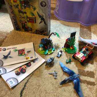 Конструктор LEGO Jurassic World Центр спасения детенышей 139 дет.: отзыв пользователя Детский Мир