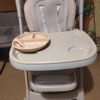 Стульчик для кормления Amarobaby Yummy бежевый: отзыв пользователя Детский Мир